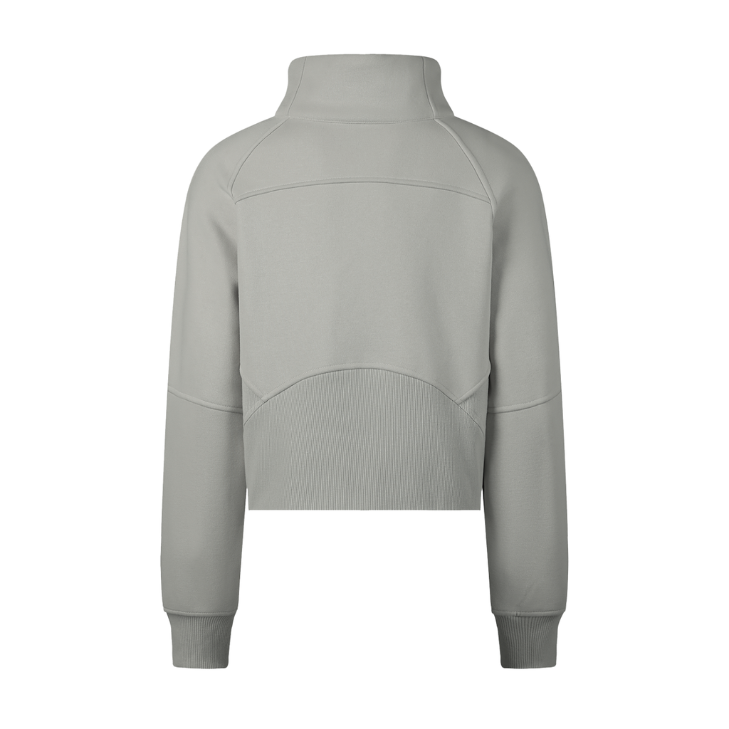 P.O.P.E. Cropped Half-Zip Sweatshirt