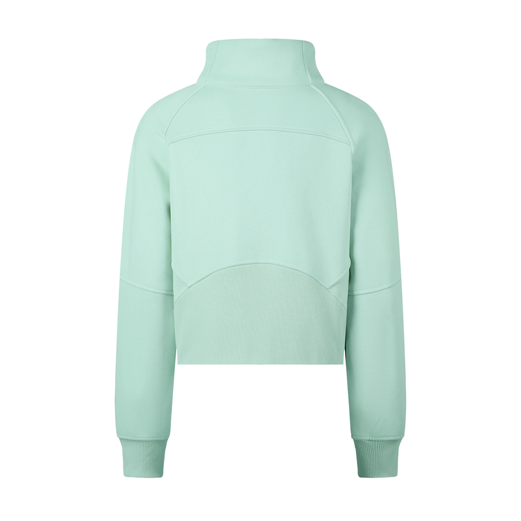 P.O.P.E. Cropped Half-Zip Sweatshirt