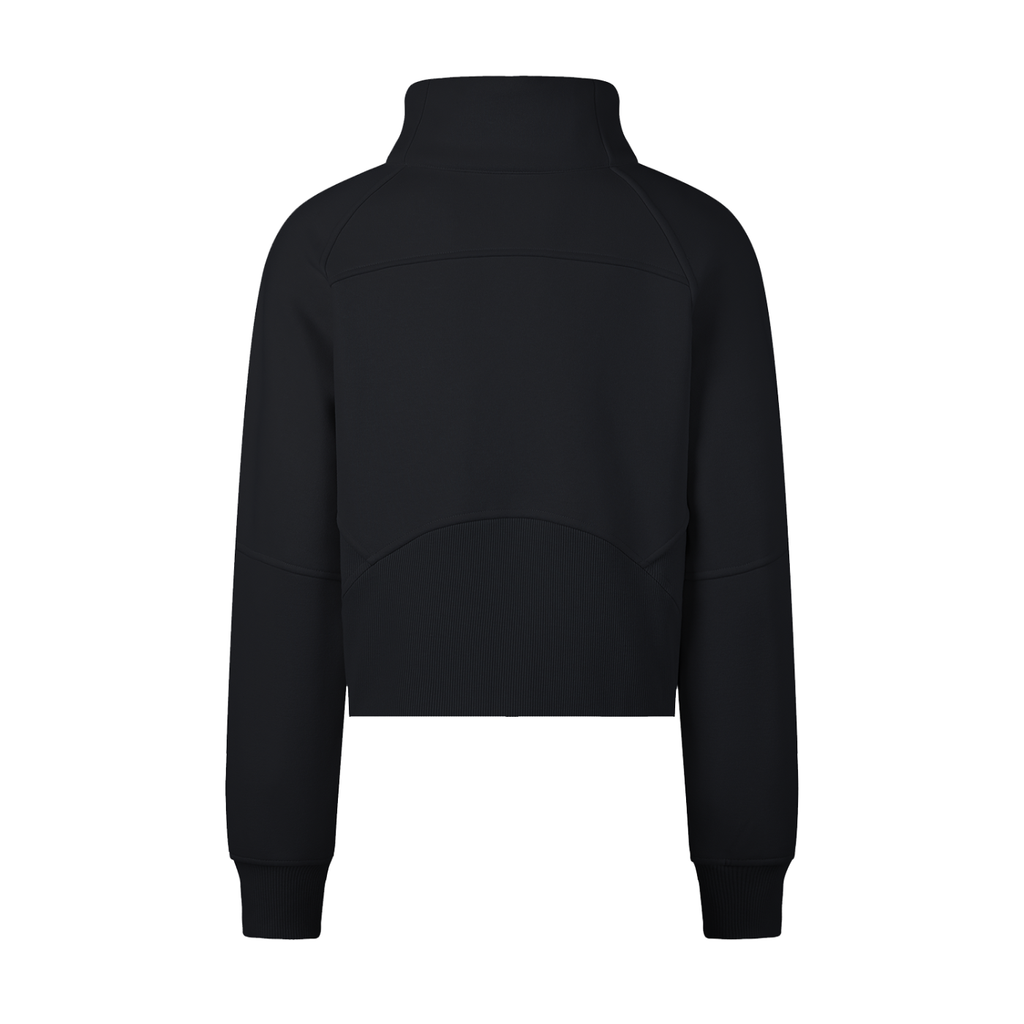 P.O.P.E. Cropped Half-Zip Sweatshirt